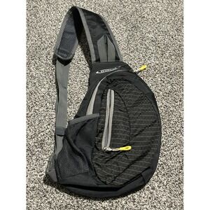 G4Free Black Sling Bag Chest Backpack Lightweight Crossbody Shoulder Pack